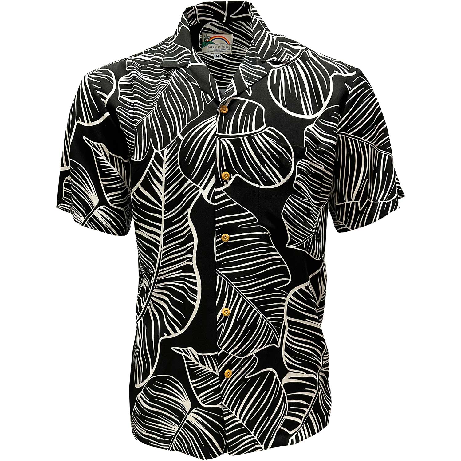 Buy Lilly Green Leaf - Oversize Hawaiian Collar Shirt by