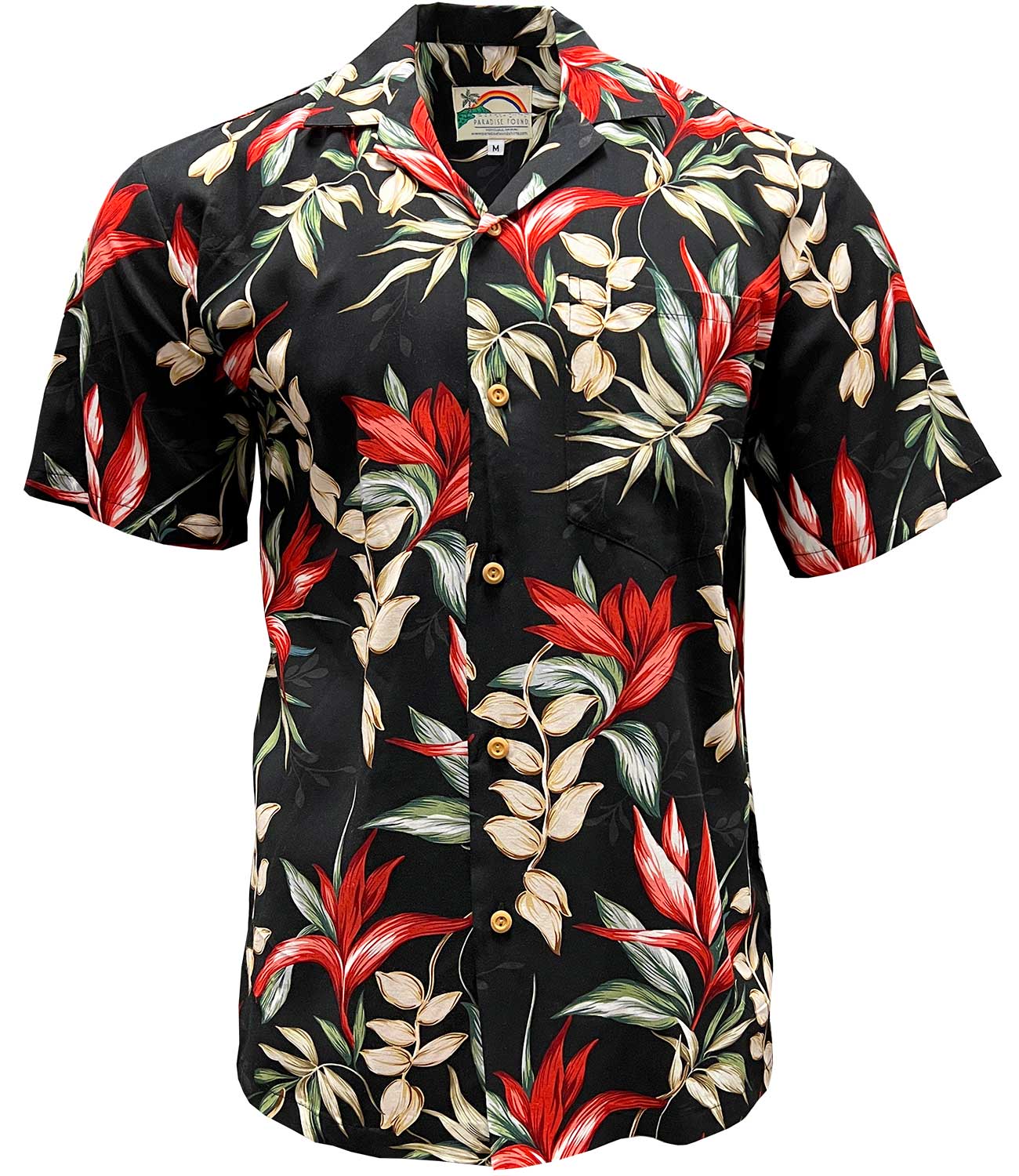 black hawaiian shirt