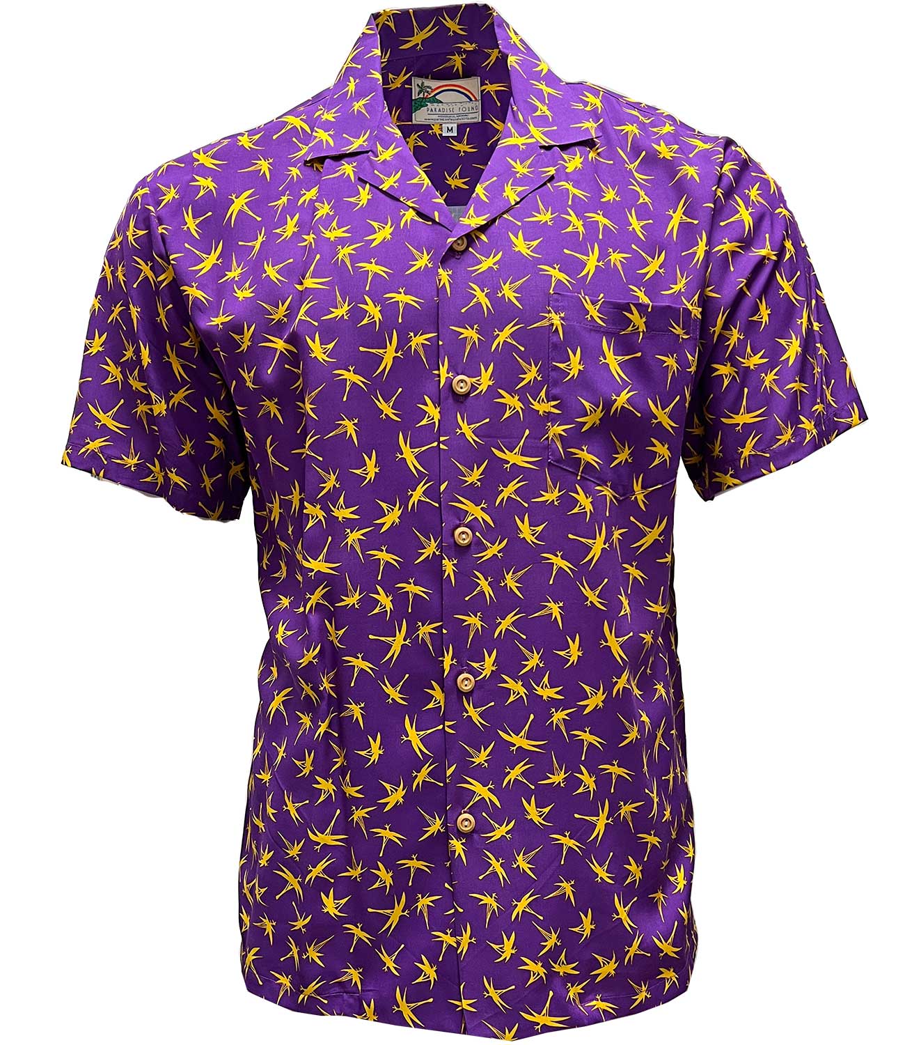 Magnum Bamboo purple Hawaiian shirt by Paradise Found