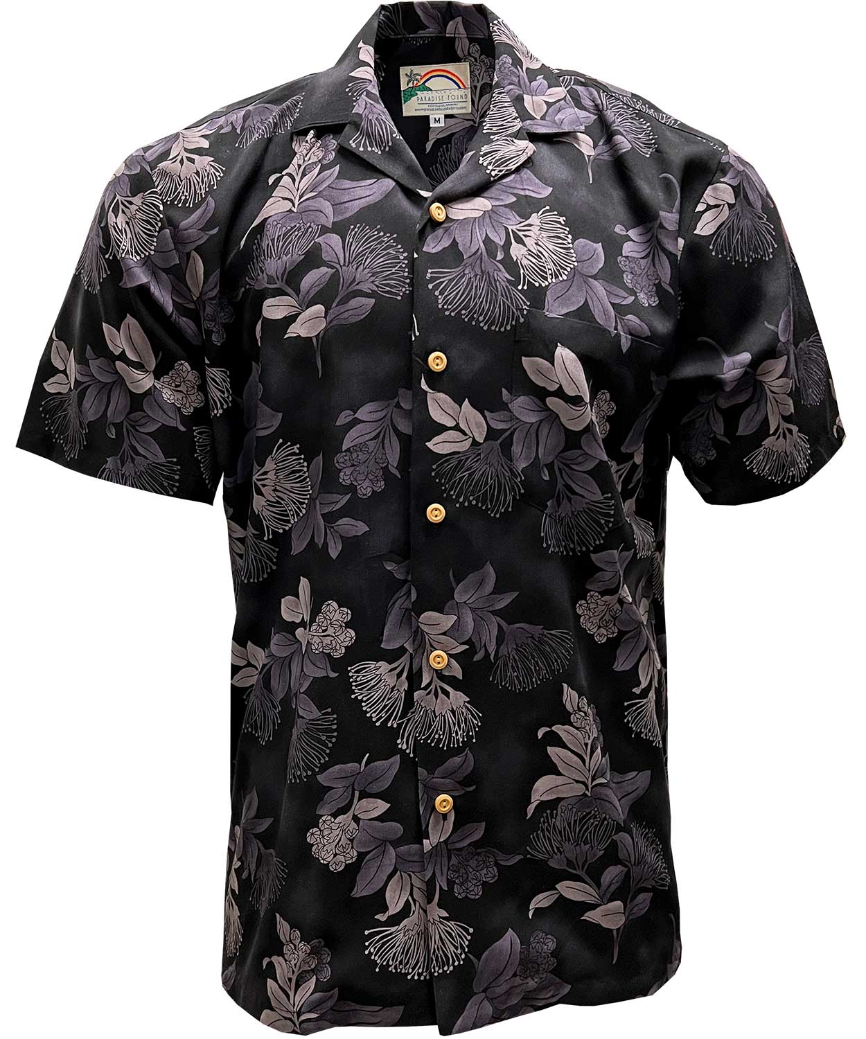 black hawaiian shirt