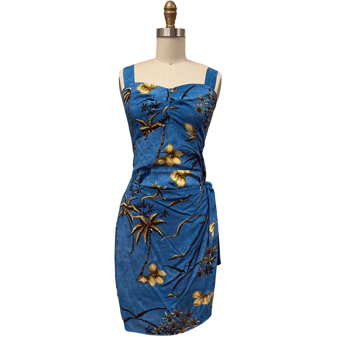 retro sarong dress Bora Bora Sarong Dress L / LEOPARD