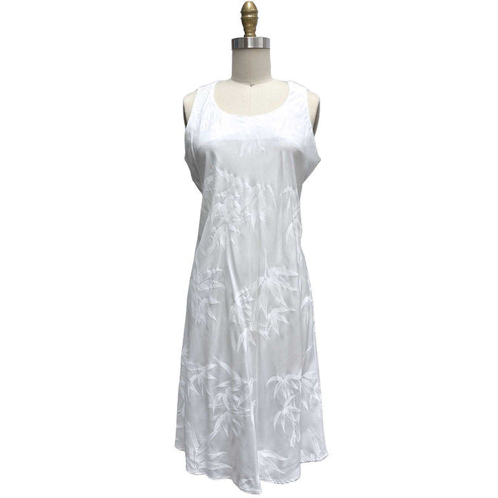 Bamboo White Tank Dress