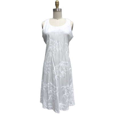 Bamboo White Tank Dress