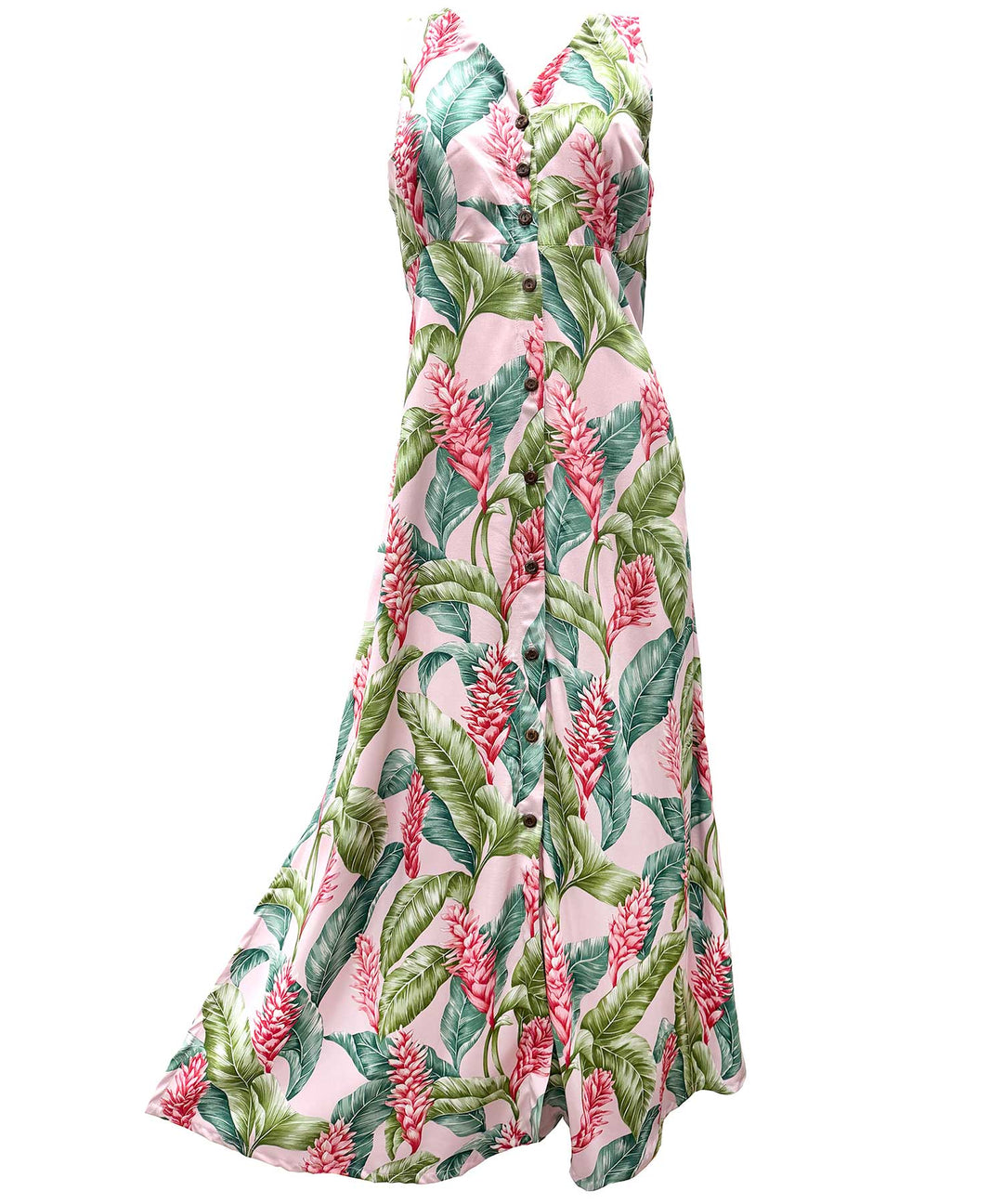 Red Ginger Button Front Tank Dress - Pink Paradise Found Red Ginger Button Front Tank Dress - Pink Paradise Found