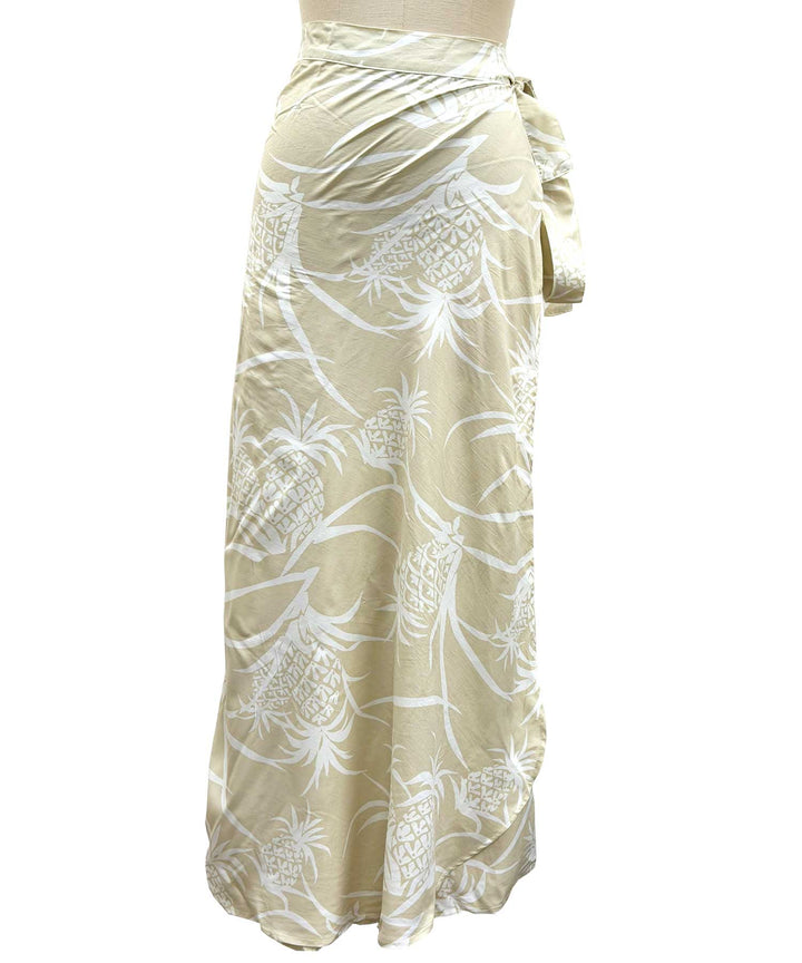 Pineapple Field Wrap Skirt - Sand Bar