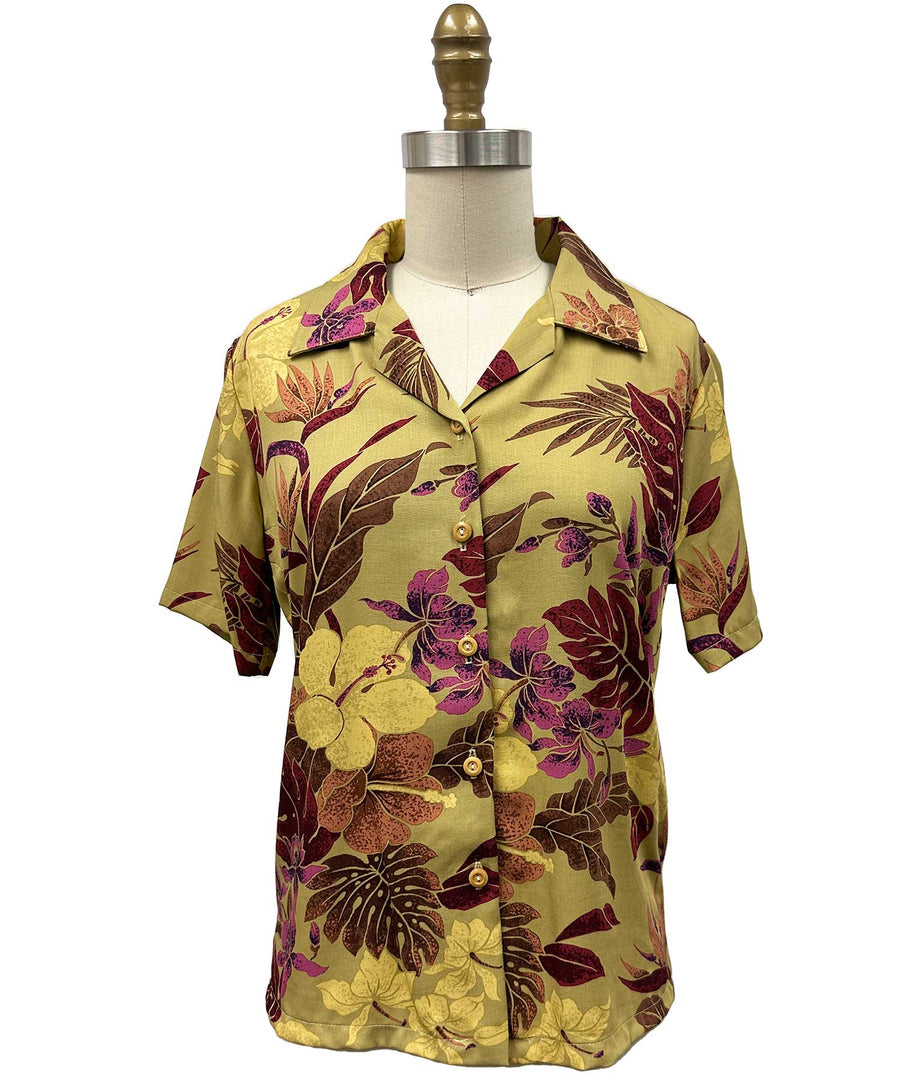 Island Sunset Paradise Women Camp Shirt main image 1