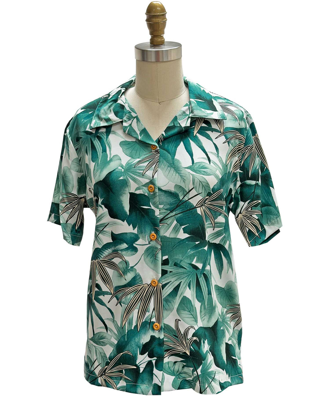 Women's Shadow Garden Camp Shirt - Green