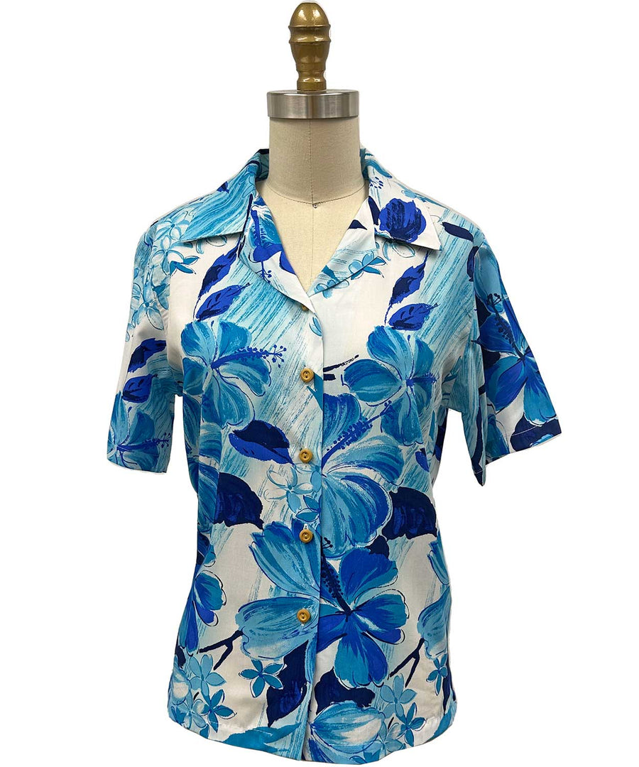 Women's White Ginger Red Camp Shirt main image 1