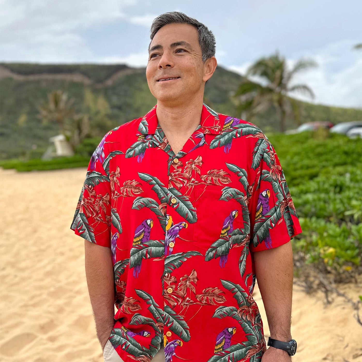 Original Magnum PI Hawaiian Shirt Paradise Found