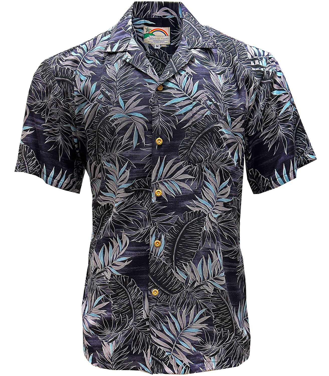 Midnight Palm Black Hawaiian Shirt – Paradise Found