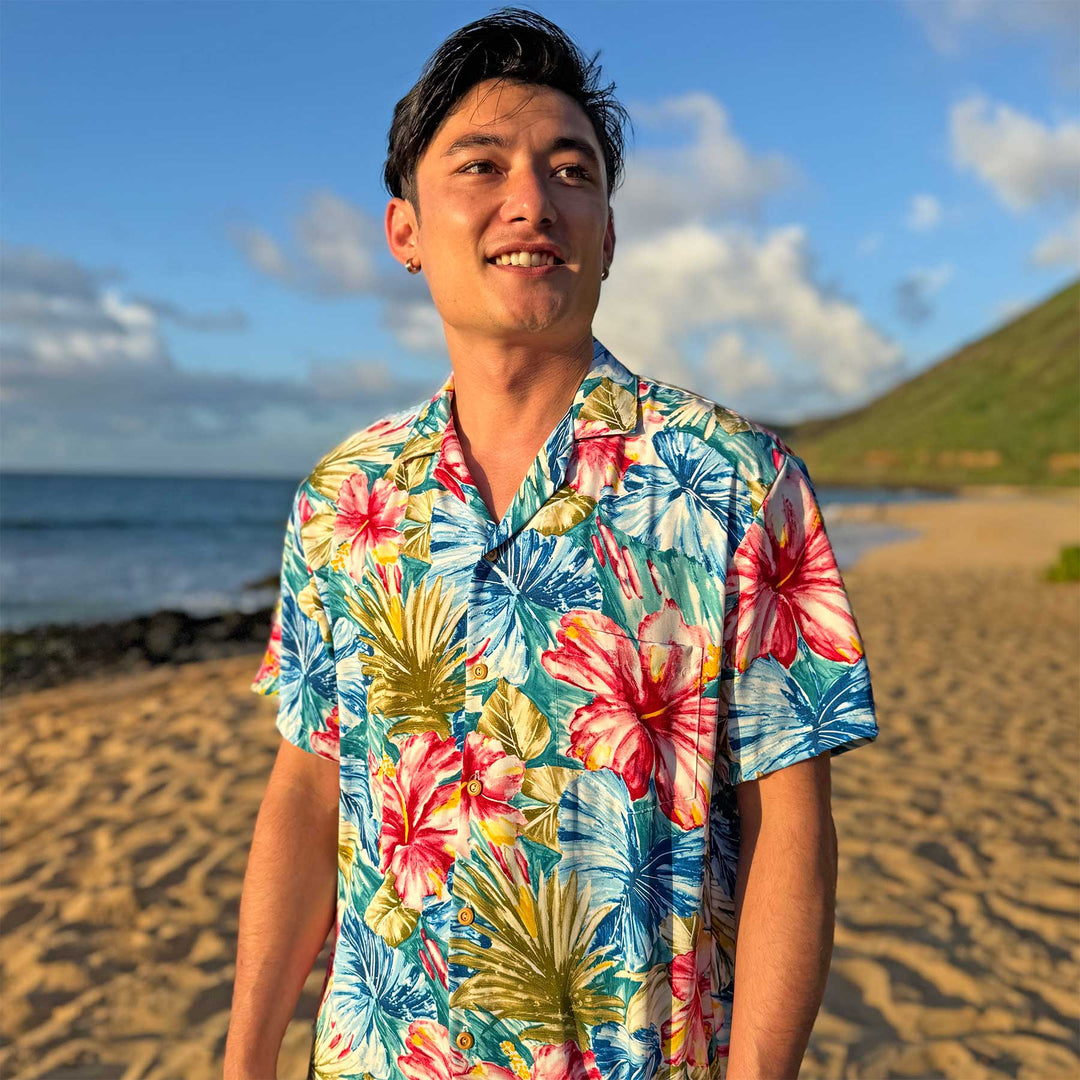 Painted Hibiscus Jade