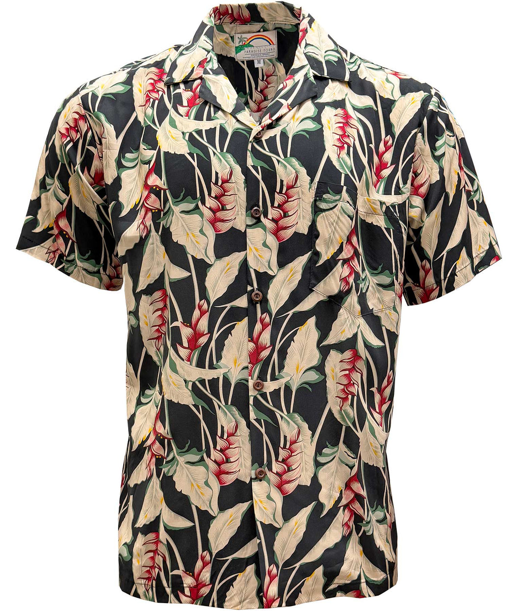 Vintage Heliconia - Charcoal Black