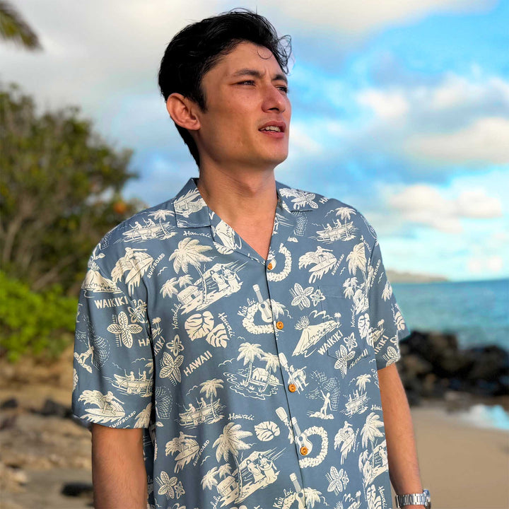 Aloha Nostalgia - Bay Blue