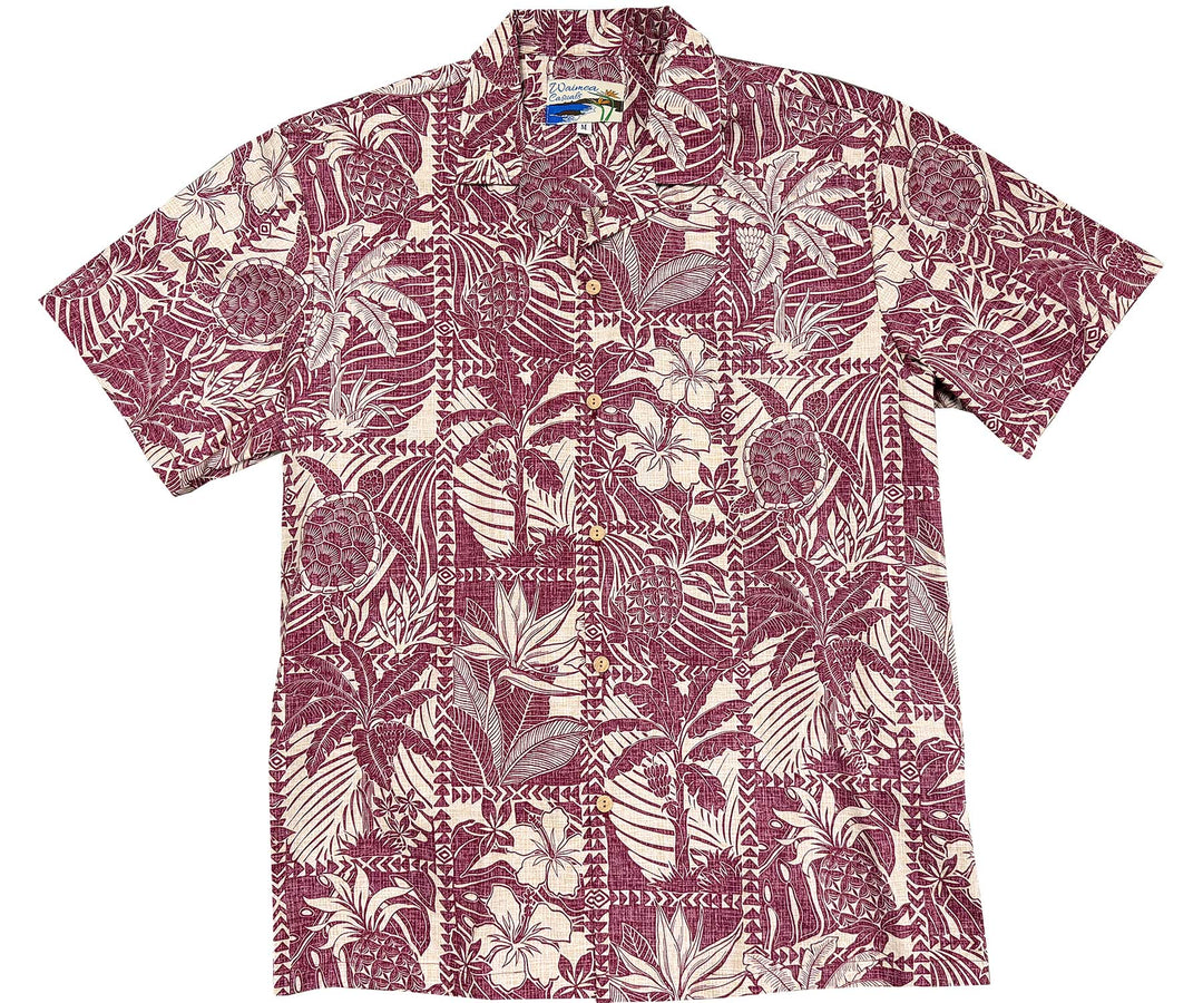 Honu and Pineapple - Red