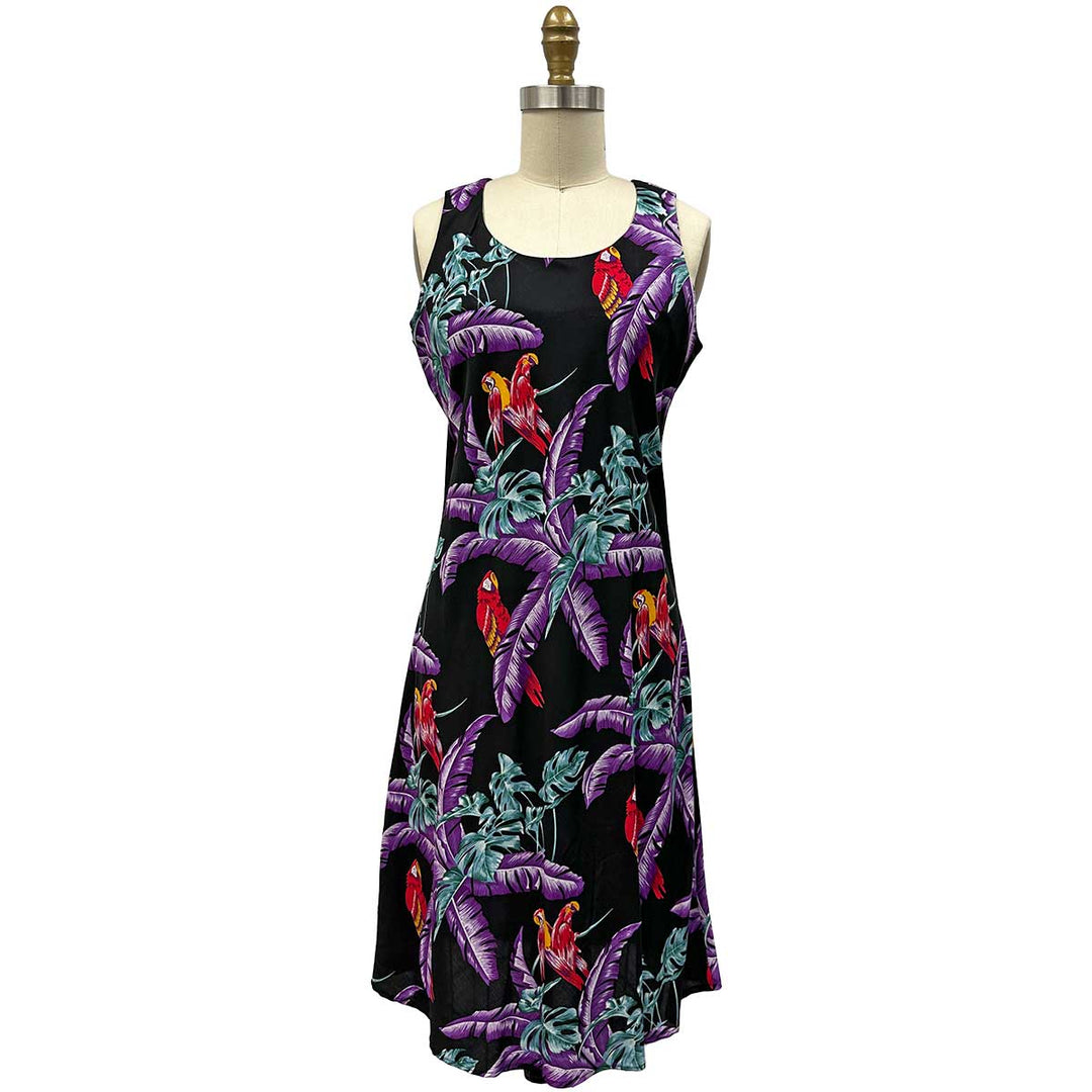 Jungle Bird Black Tank Dress Small By Paradise Found Jungle Bird Black Tank Dress Small By Paradise Found