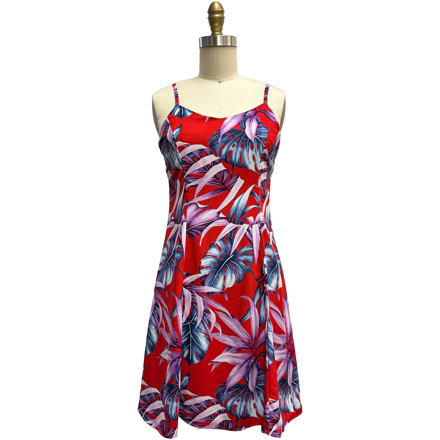 Rainforest Red Spaghetti Dress 2XL – By Paradise Found Rainforest Red Spaghetti Dress 2XL – By Paradise Found