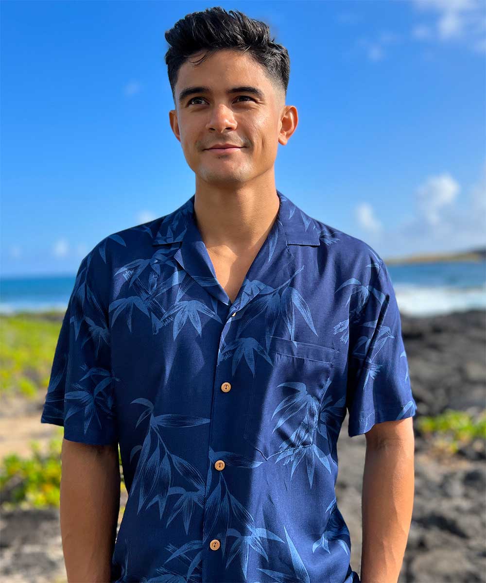 hawaiian dress shirts Long Sleeves Hawaiian Shirt Lanaikai Blue / S