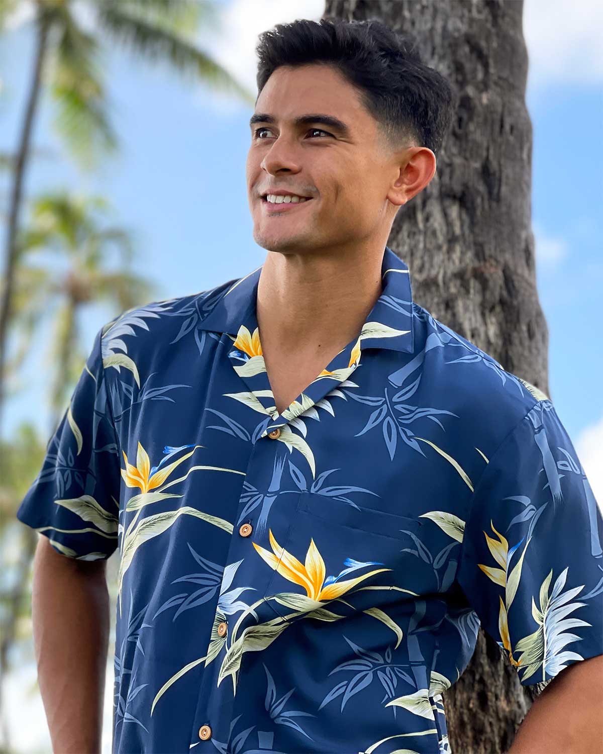 Bamboo Paradise Navy – Paradise Found
